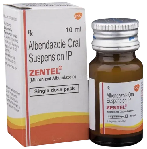 zentel oral suspension 10 ml